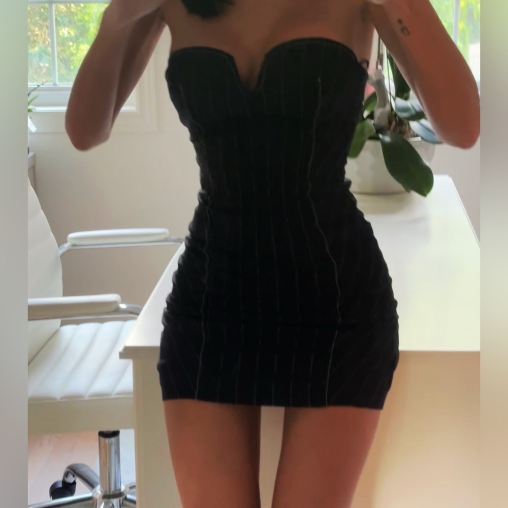 Zara Mini Strapless dress